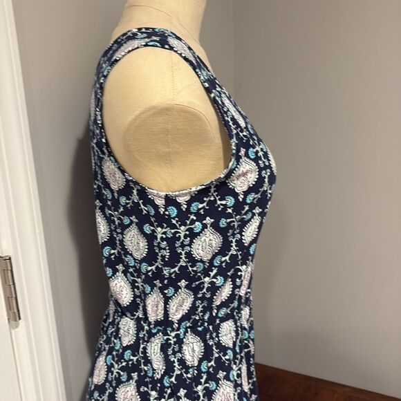 TALBOTS BOHEMIAN FLORAL JERSEY MAXI DRESS SIZE S - Picture 4 of 10